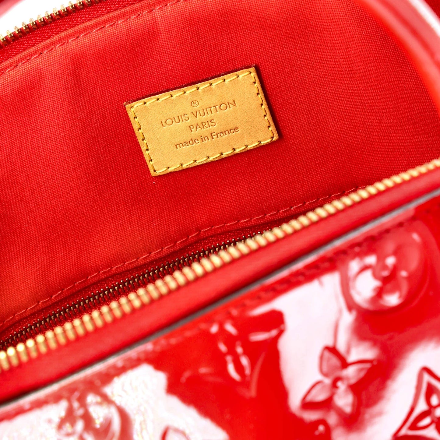 Louis Vuitton Lockit Handbag Monogram Vernis Pm