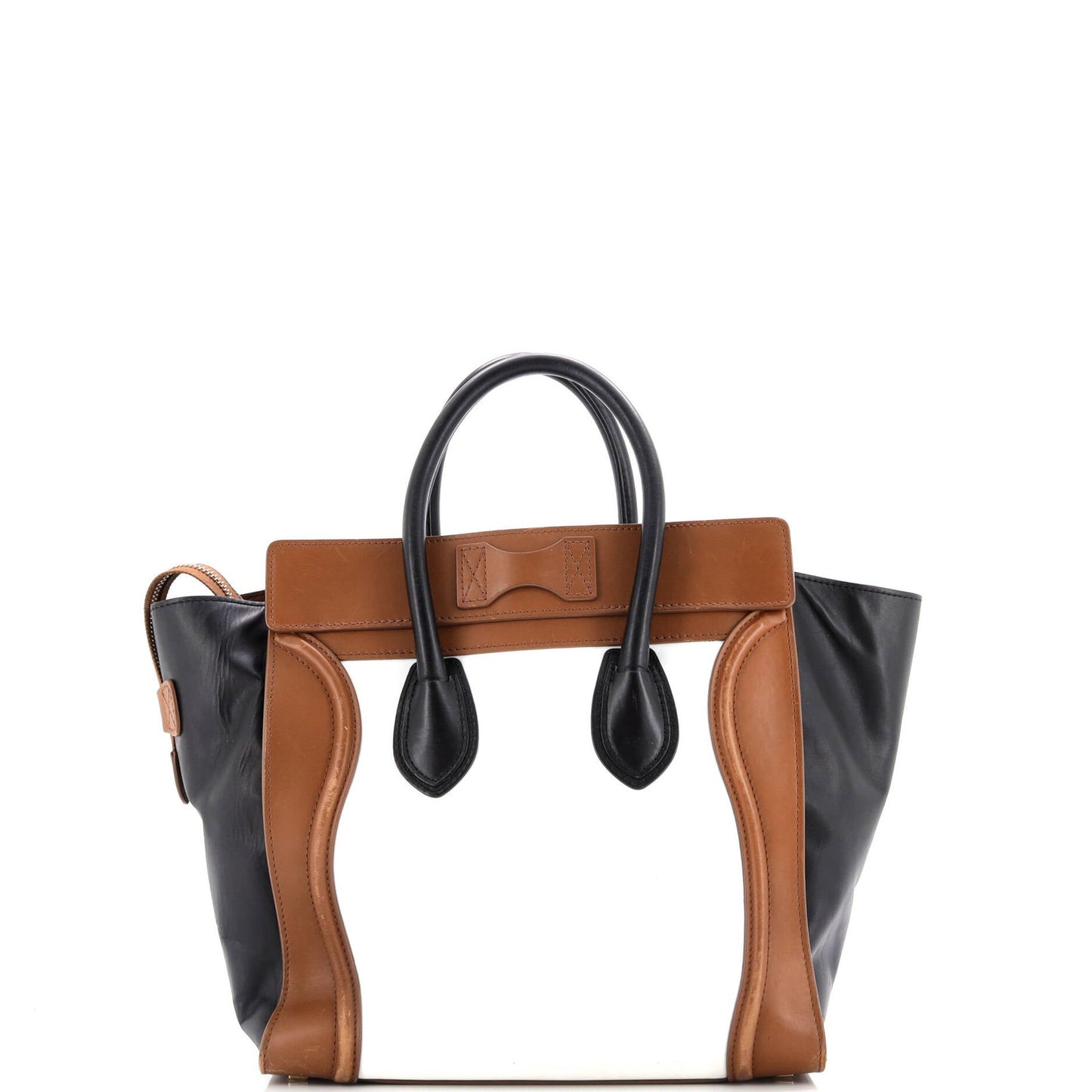 Celine Tricolor Luggage Bag Leather Micro