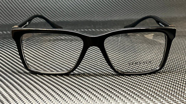VERSACE VE3328 GB1 Black Gold Men's 56 mm Eyeglasses