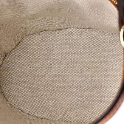 Gucci Web Ophidia Bucket Bag Canvas With Leather Mini