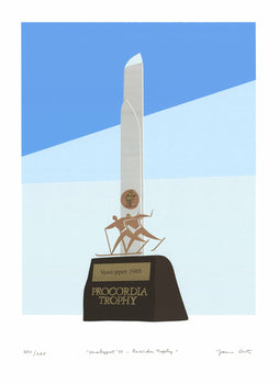 Franco Costa Vasaloppet '88 Procordia Trophy Signed 