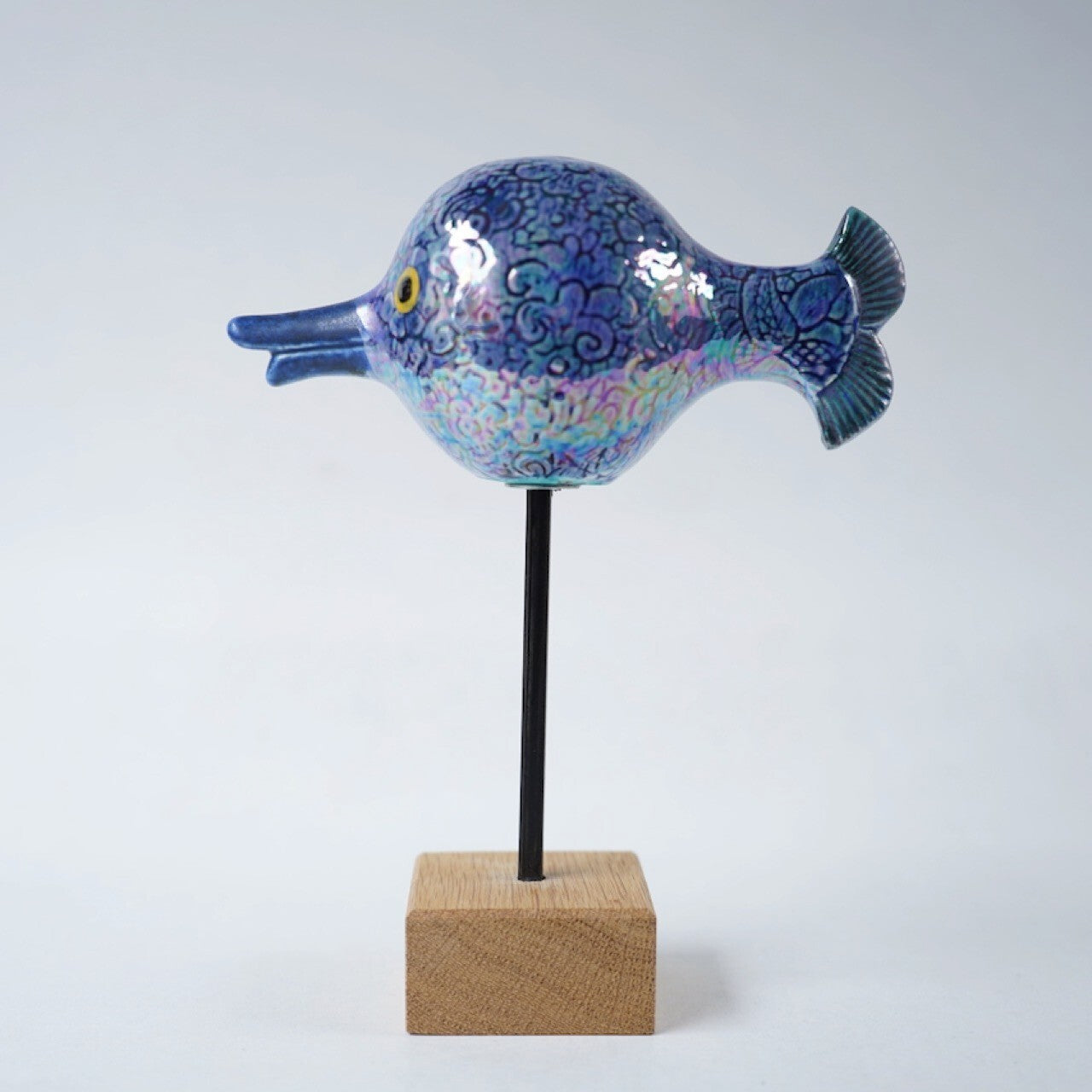 Ocean series fish object made vintage in Sweden by Lisa Larson