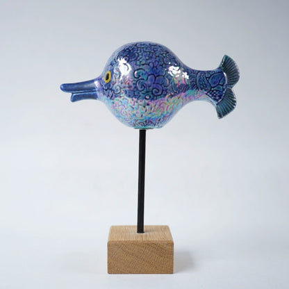 Ocean series fish object made vintage in Sweden by Lisa Larson