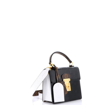 Louis Vuitton Spring Street Nm Handbag Monogram Vernis With Monogram Canvas