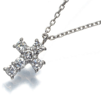 Vendome Necklace Diamond 0.18Ct Cross 900 850