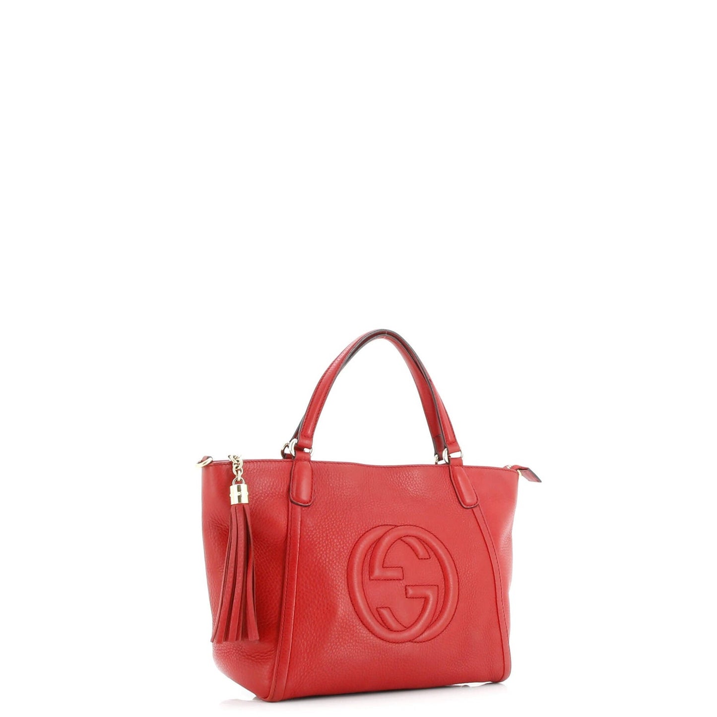 Gucci Soho Convertible Top Handle Bag Leather Small