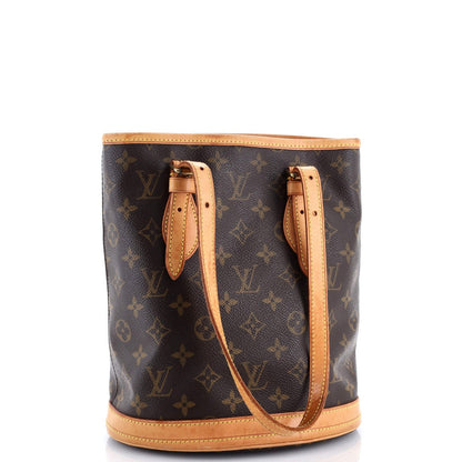 Louis Vuitton Petit Bucket Bag Monogram Canvas