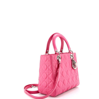 Christian Dior Lady Dior Bag Cannage Quilt Lambskin Medium