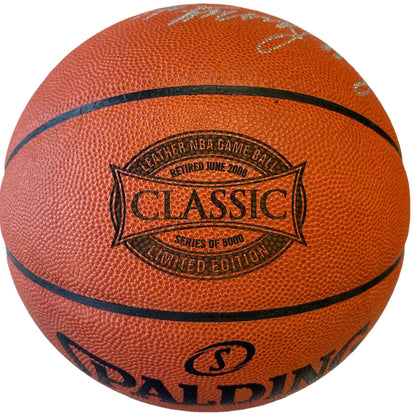 Bill Russell Autographed 2006 Retired Leather Basketball (Jsa)
