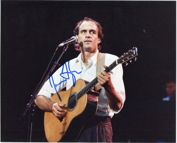 James Taylor Autographed 8X10 Photo