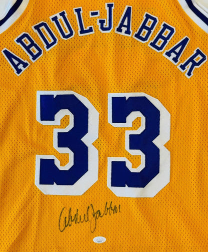 Kareem Abdul Jabbar Autographed Lakers Jersey