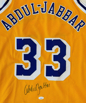 Kareem Abdul Jabbar Autographed Lakers Jersey