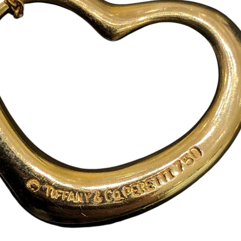 Tiffany & Co. Open Heart Necklace Gold 750Yg