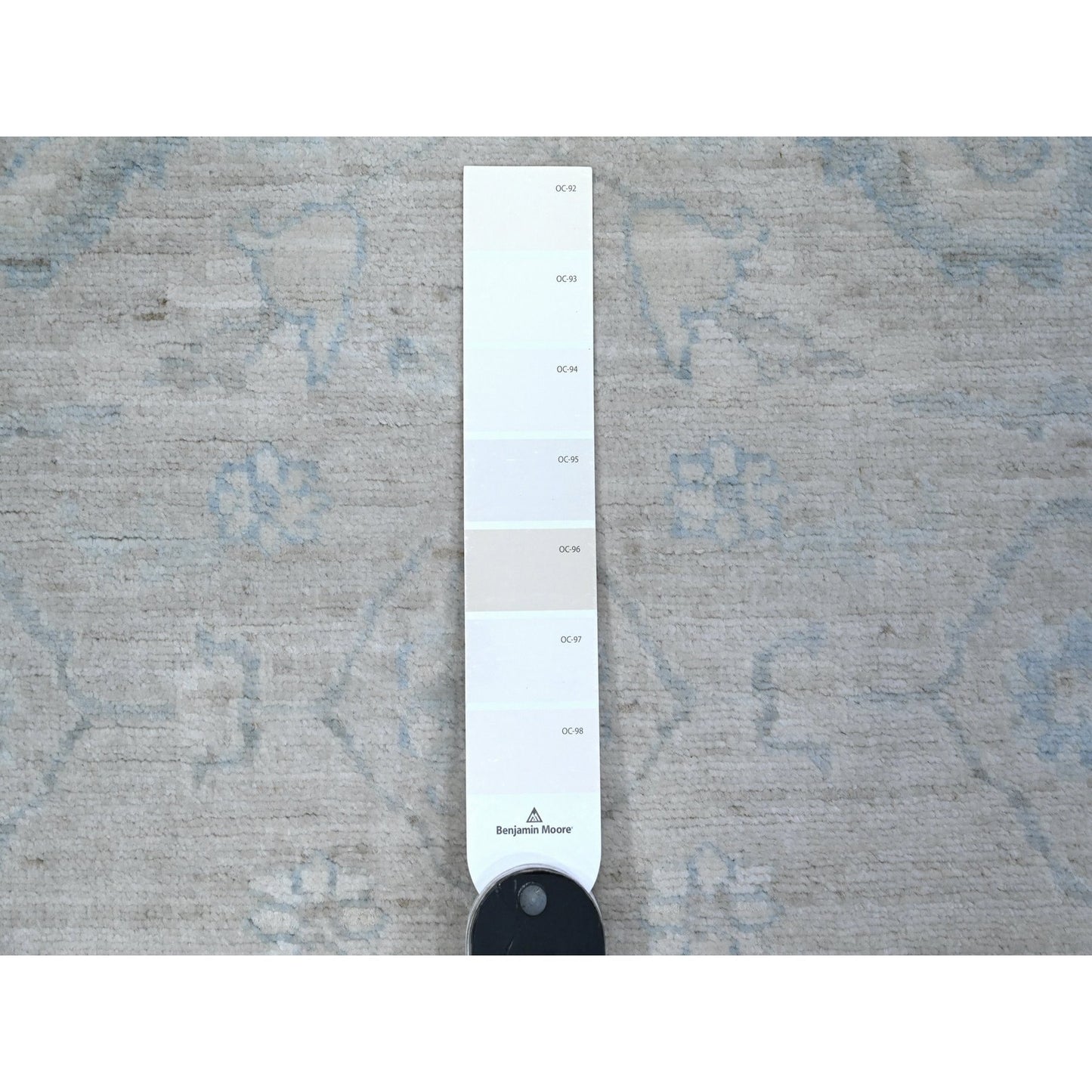 2'9"X5'6" Gray Hand Knotted Fine Aryana Peshawar Wool Runner Oriental Rug