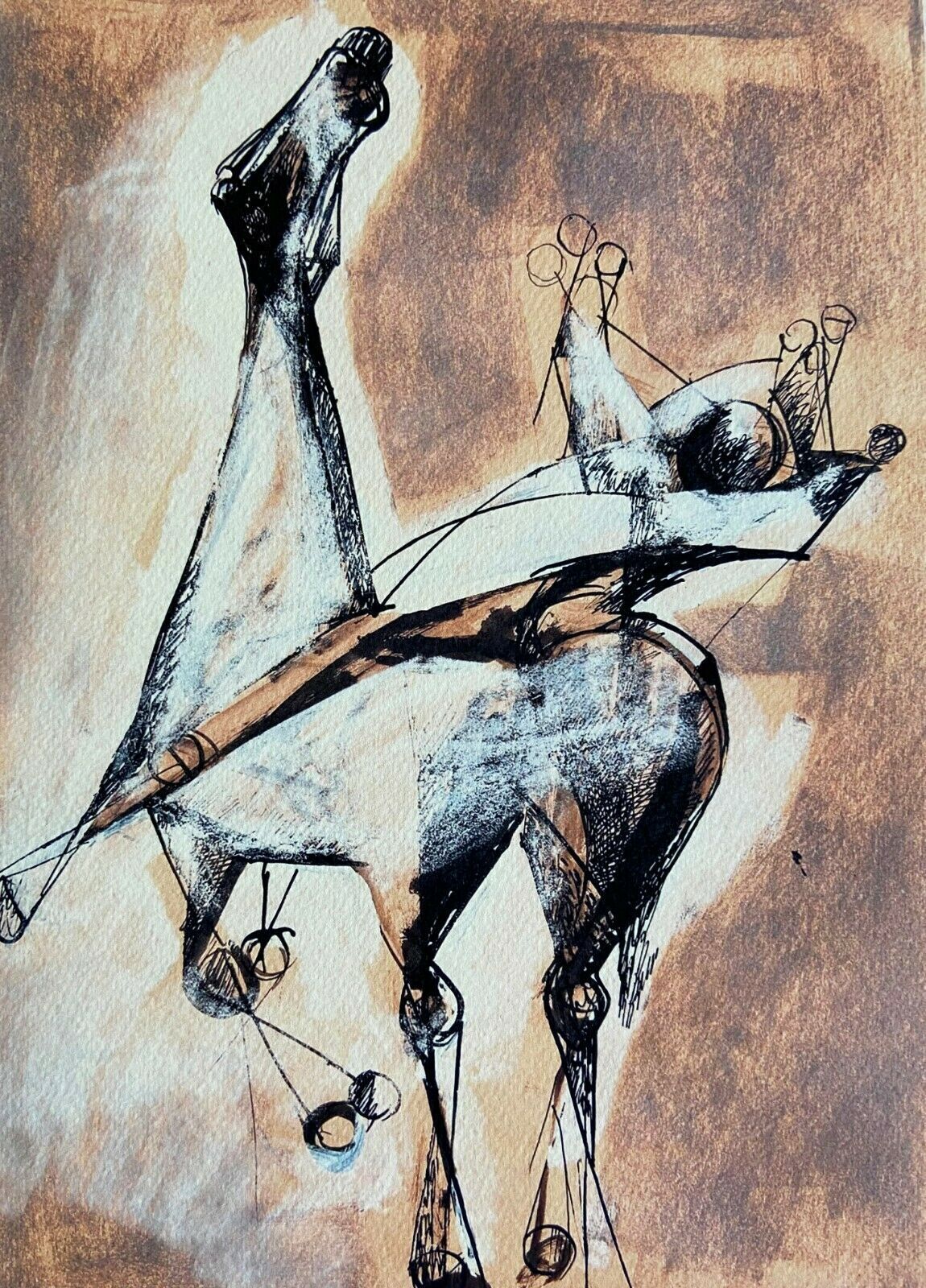Marino Marini Lithograph Coa - Hand Numbered 175Ex Signature Stamp