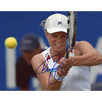 Kim Clijsters Autographed Tennis 8X10 Photo