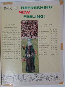 1961 Cheltenham High School  Merion Pa Fb Game