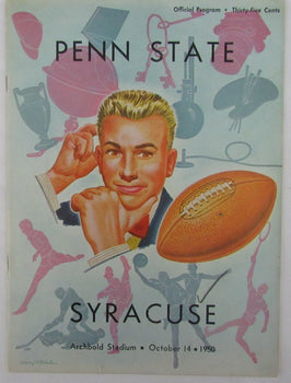 1950 Penn State Nittany Lions Vs. Syracuse College Football Program 137612