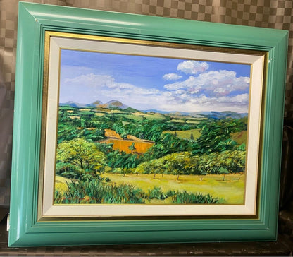 David Lloyd Glover Original Painting Oil On Canvas Signed Landscape Framed