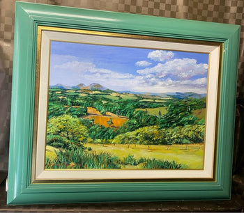 David Lloyd Glover Original Painting Oil On Canvas Signed Landscape Framed
