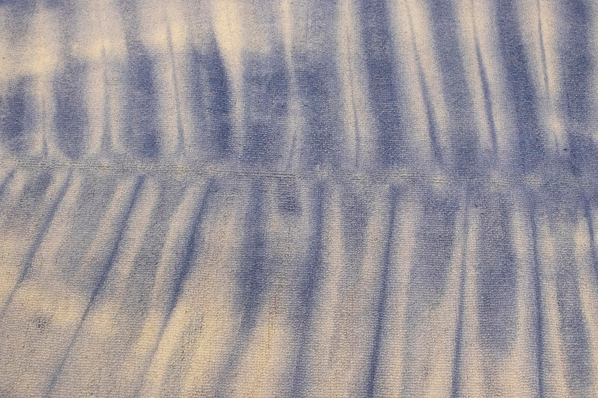 Purple-navy Tie-Dye Design Foyer Size 5X8 Hand-Tufted Modern Rug Wool Carpet
