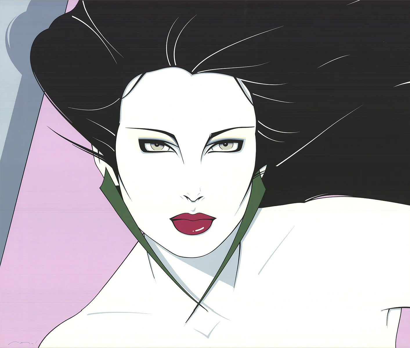 Patrick Nagel Commemorative #15 " Serigraph Contemporary