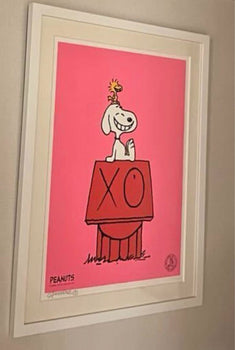 Andre Saraiva - Snoopy Peanuts Original Serigraph Signed Framed Ed100