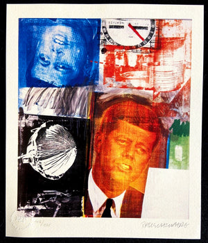 Robert Rauschenberg Lithograph 175Ex. Coa Stamped Numbered Rare