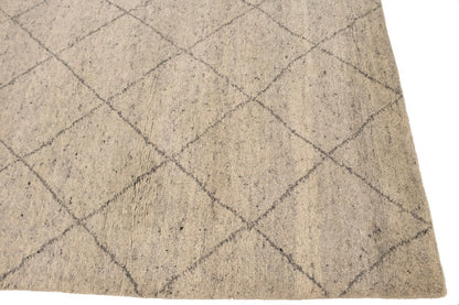 6X9 Ft Handmade Moroccan Oriental Rug Geometric