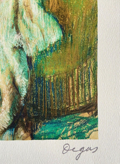 Edgar Degas Lithograph Coa Signed Op Numbered Stamp