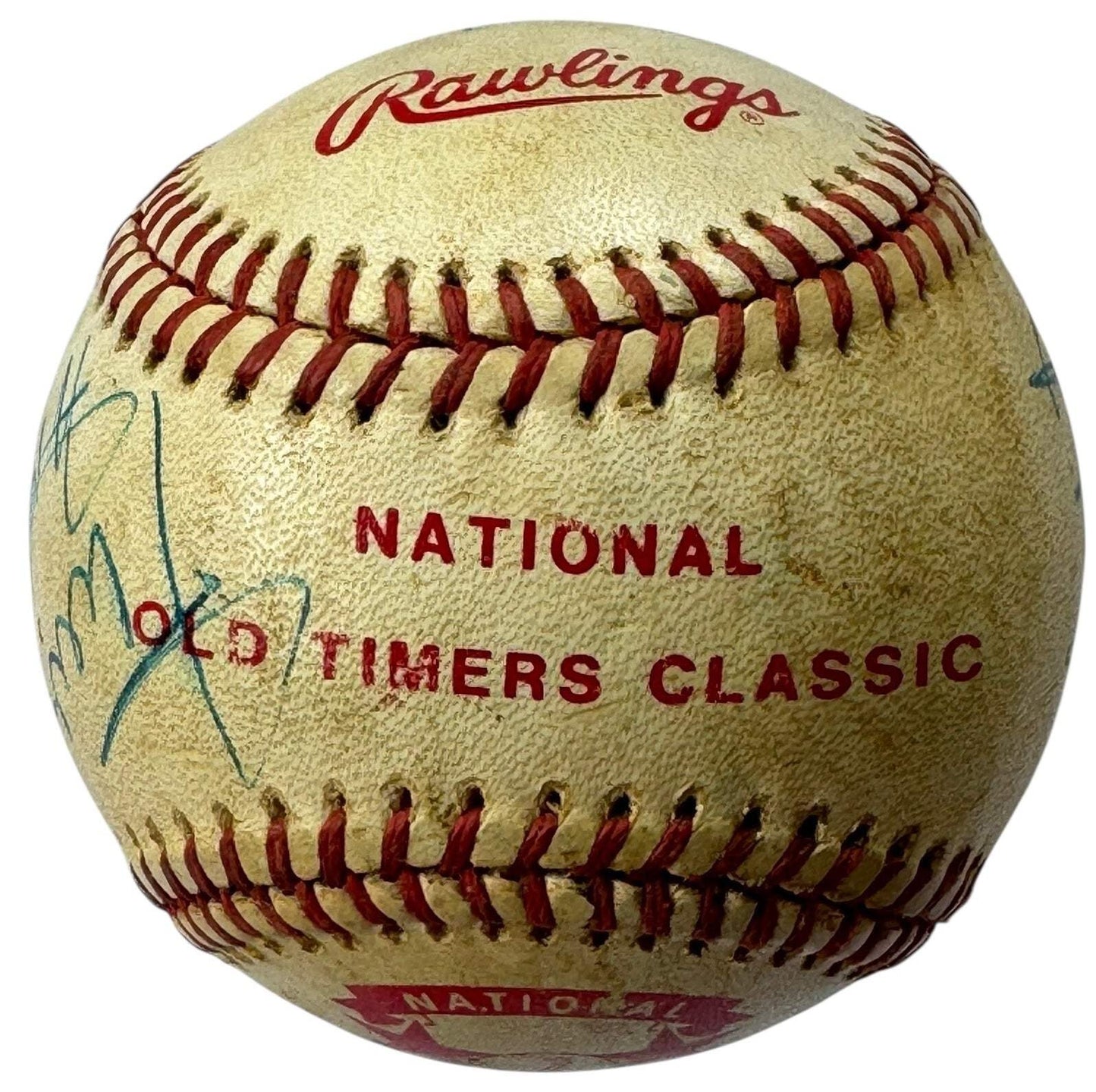 Hall Of Famers And Stars Old Timers Classic Autographed Official Baseball (Jsa)