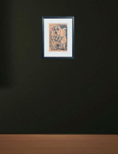 Andre Masson Lithograph Nude Signed Numbered France 49.5X32Cm Framed W/Box
