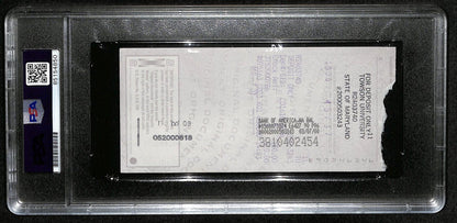 Johnny Unitas Hof Signed/Autographed 2000 Bank
