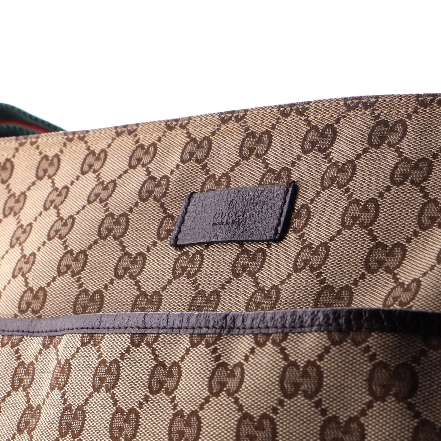 Gucci Front Pocket Web Messenger Gg Canvas Medium