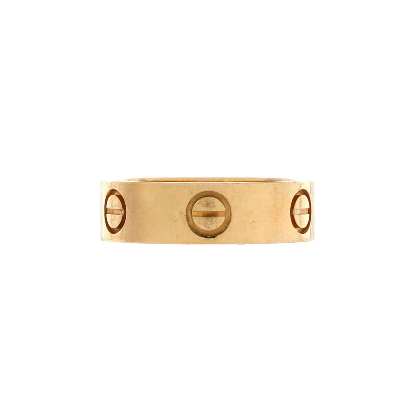 Cartier Love Band Ring 18K Yellow Gold