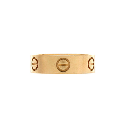 Cartier Love Band Ring 18K Yellow Gold