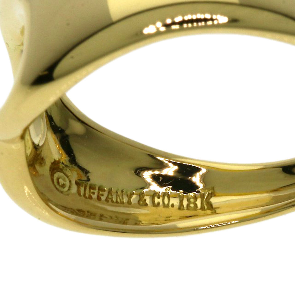 Tiffany&Co.   Ring Open Heart K18 Yellow Gold