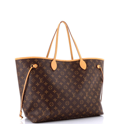 Louis Vuitton Neverfull Nm Tote Monogram Canvas Gm