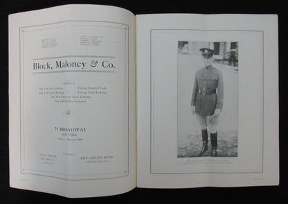 1926 Notre Dame Vs. Army Football Game Program
