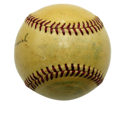 Eddie Rommel Johnny Hopp A'S/Umpire Signed/Auto