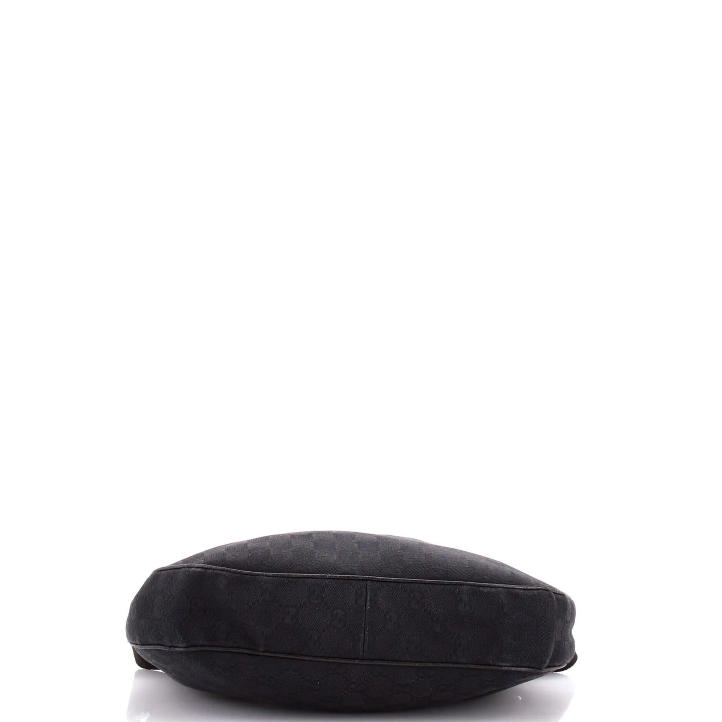 Gucci Saddle Zip Messenger Bag Gg Canvas With Leather Medium