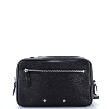 Leather Louis Vuitton Kasai Clutch Taurillon