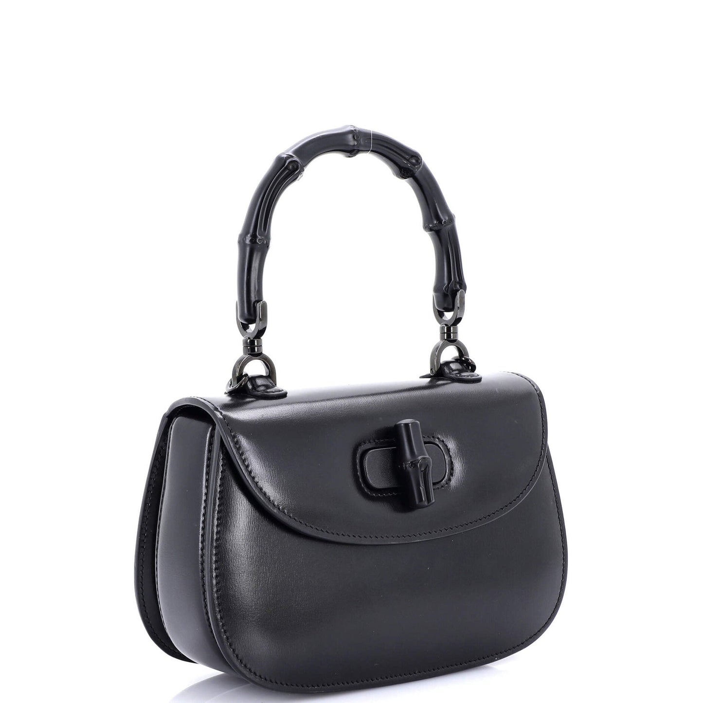 Gucci Bamboo 1947 Top Handle Bag Leather Small