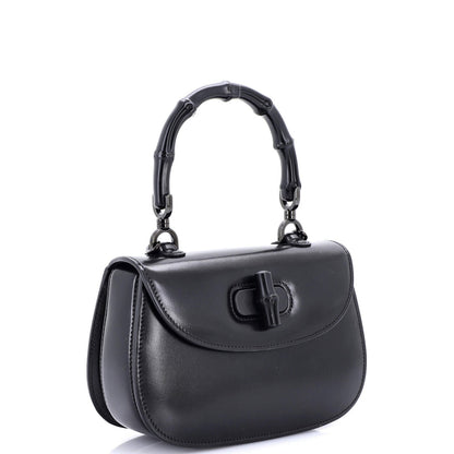 Gucci Bamboo 1947 Top Handle Bag Leather Small