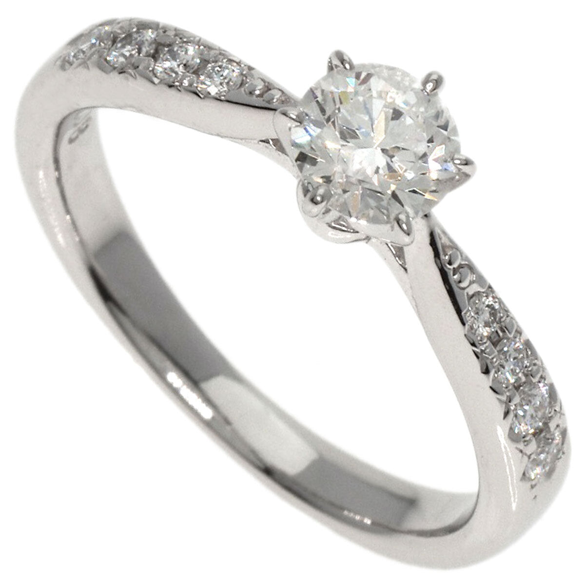 Tasaki   Ring 1P Diamond Platinum Pt950