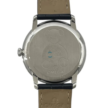 Omega De Ville Prestige Orbis 424.13.40.20.03.003 Blue Ssleather Strap