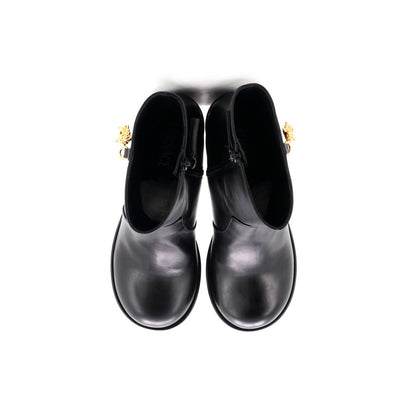 Versace Women'S Medusa Platform Boots Leather