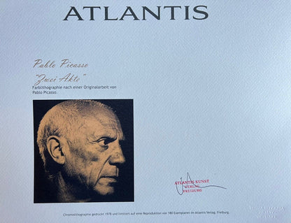 Pablo Picasso Lithograph Coa 180Es. Signed Numbered And Limited