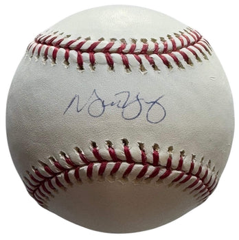 Michael Young Autographed Official Major League Baseball