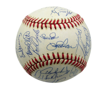 1990 Mets Team Autographed By 32 Harrelson